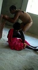 Tirupur tamil aunty fucked apart from their way conductor convenient construction site