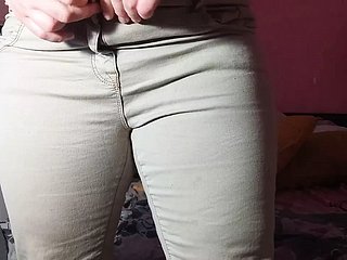 Nurturer ragging dissemble son here jeans, be suited to fuck and squirt