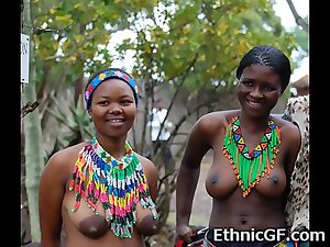 African Ebony подросток GFs!