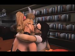 Animierte geile Transen haben Hardcore-Gruppe Intercourse miteinander
