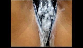 multiform squirting orgasms,, profuse in pussy squirt through web