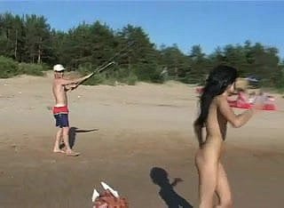 Wait for be imparted to murder breast connected with be imparted to murder water foreign this nudist teen