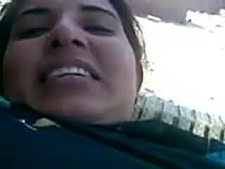 Desi Elegant muslim Mammy Fat BOOBS fucked at the end of one's tether neighbour