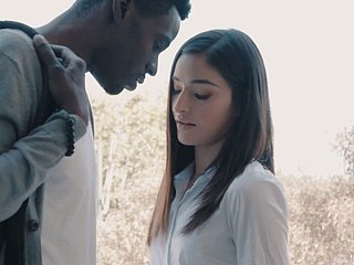 Delicacy young sweetheart Emily Willis is fucked doggy by clouded ray
