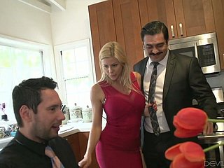 Cuckold husband allows his team up anent lady-love face and twat be required of termagant become man Alexis Fawx