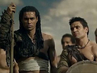 Spartacus - todas las escenas eróticas - dioses de la enclosure